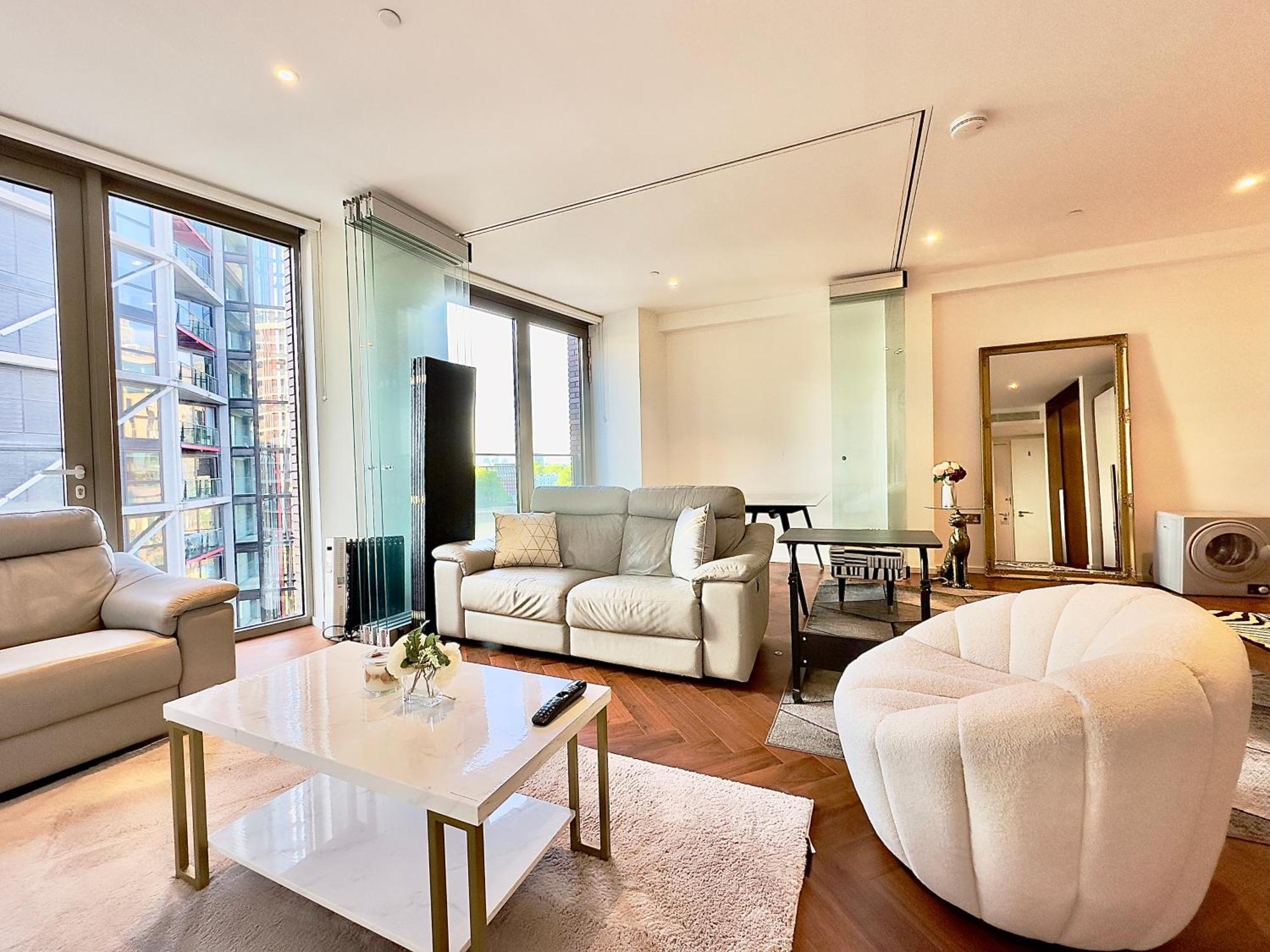 Lavish Penthouse River View Fast Wifi - Luxurylondonstays Экстерьер фото