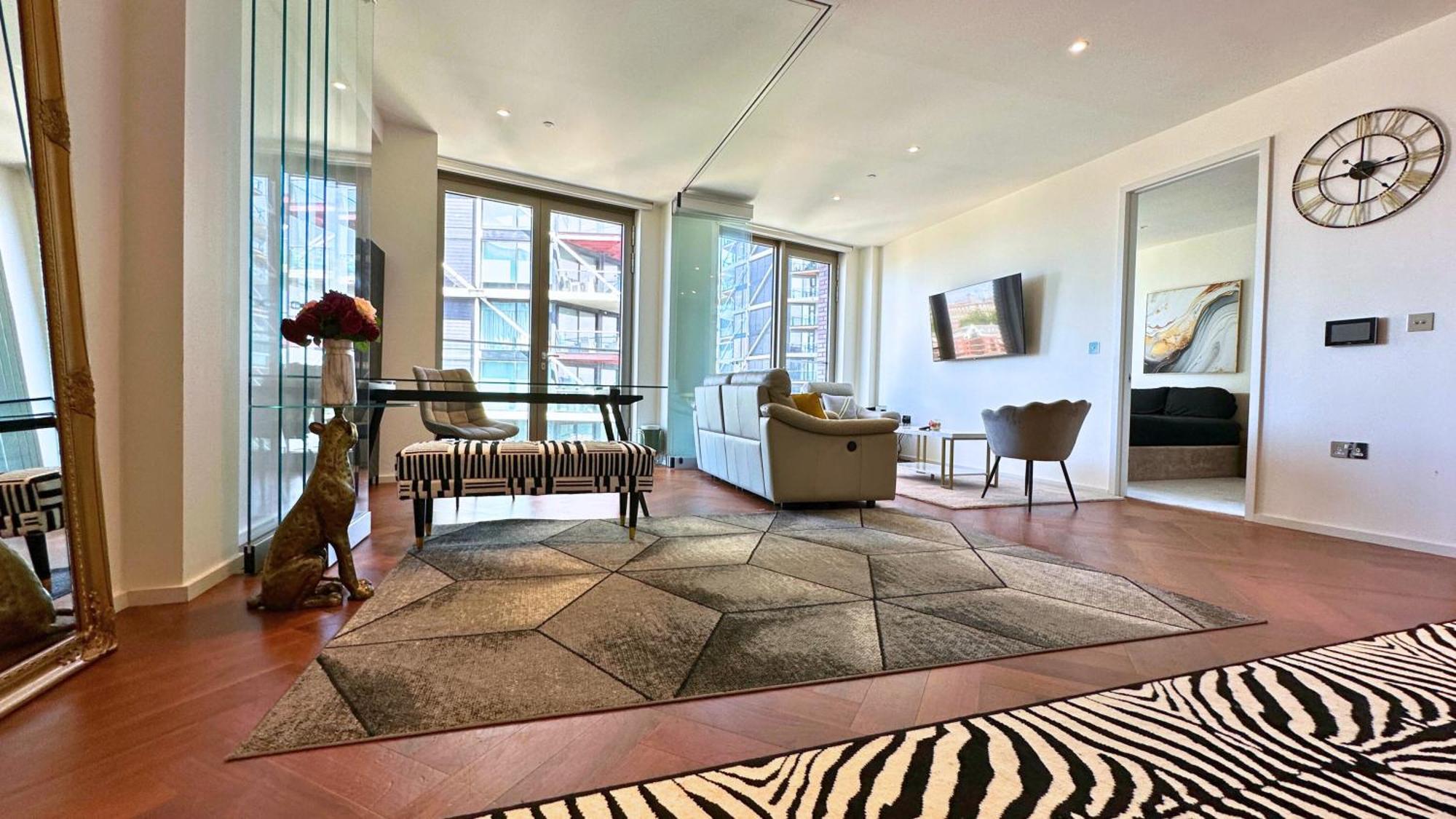 Lavish Penthouse River View Fast Wifi - Luxurylondonstays Экстерьер фото