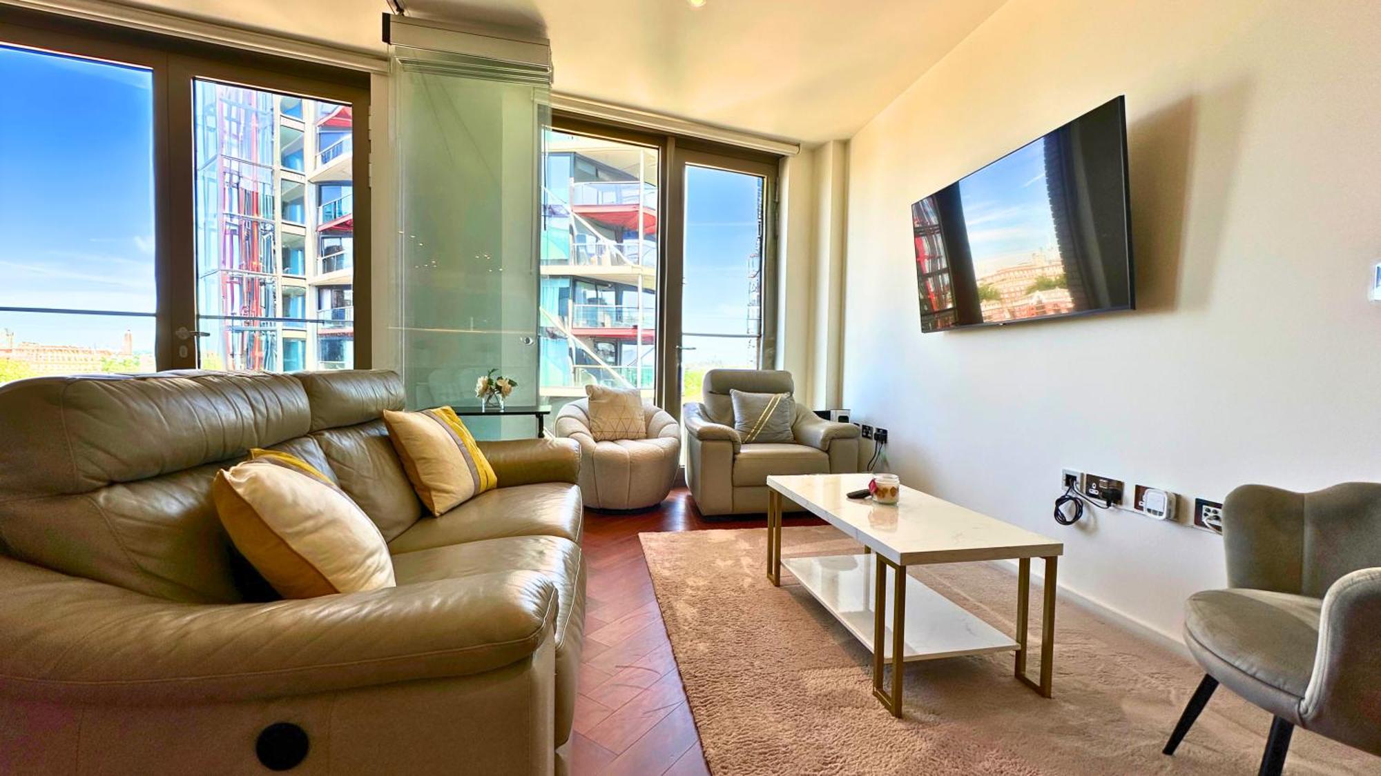 Lavish Penthouse River View Fast Wifi - Luxurylondonstays Экстерьер фото