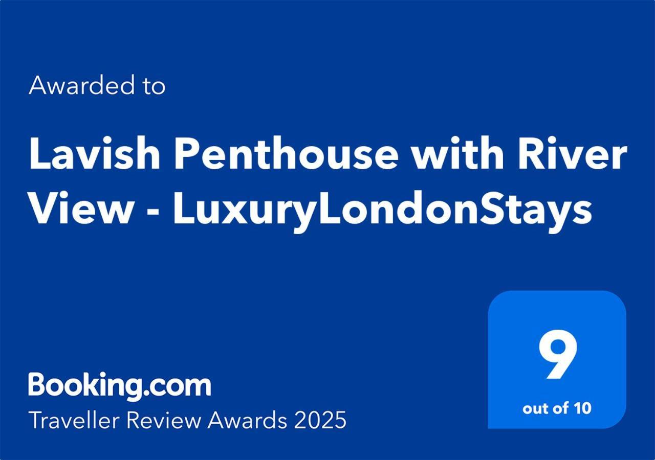 Lavish Penthouse River View Fast Wifi - Luxurylondonstays Экстерьер фото